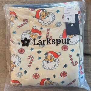 Larkspur Santa’s Sleigh Bamboo Blanket
